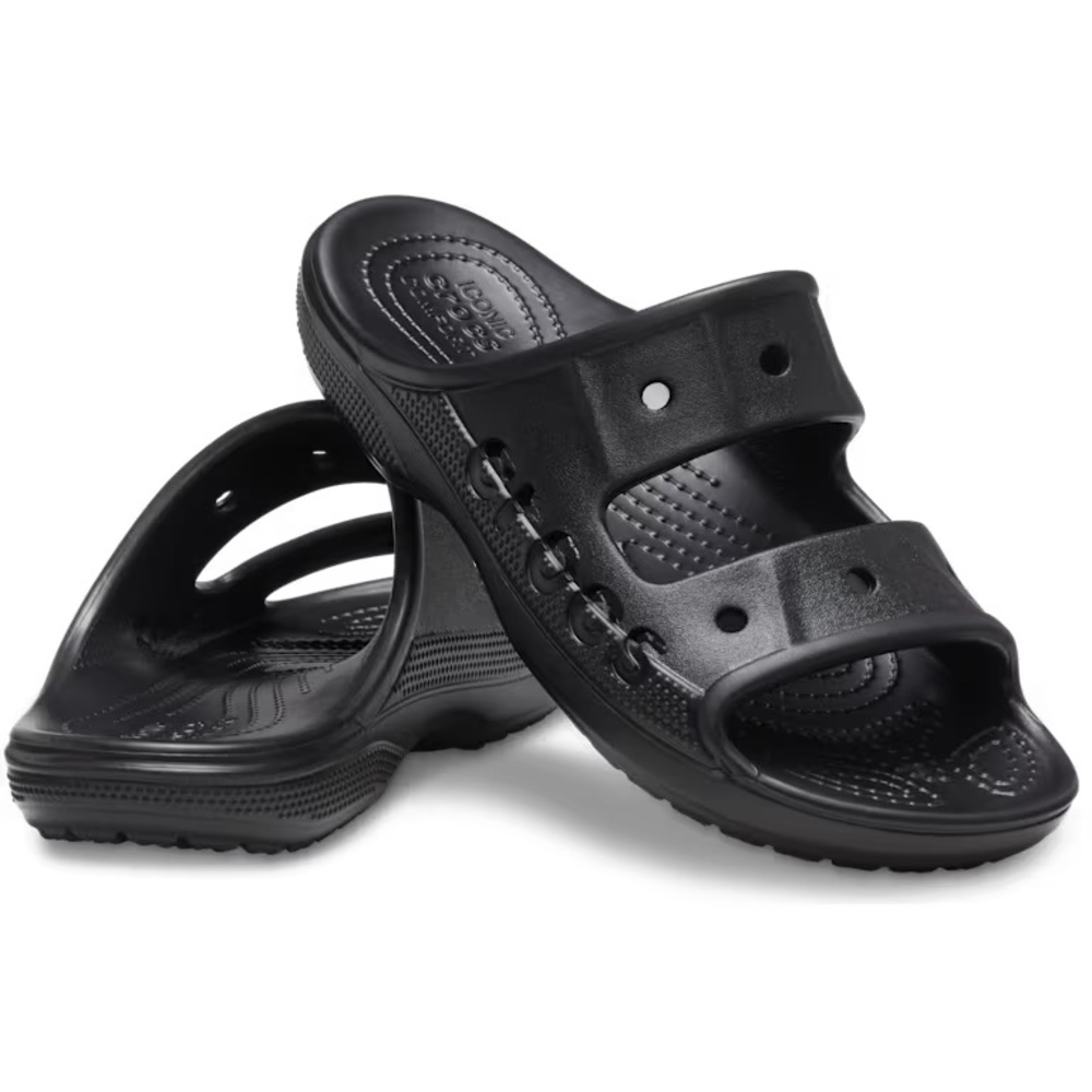 BRAND NEW WOT CROCS Iconic Comfort Baya Black Textured Sole W10 M8
